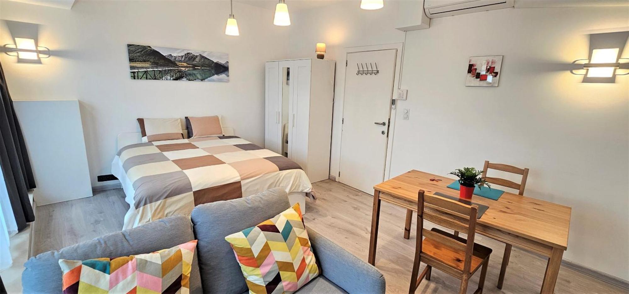 בריסל Apartment Chez Esmara Et Philippe חדר תמונה
